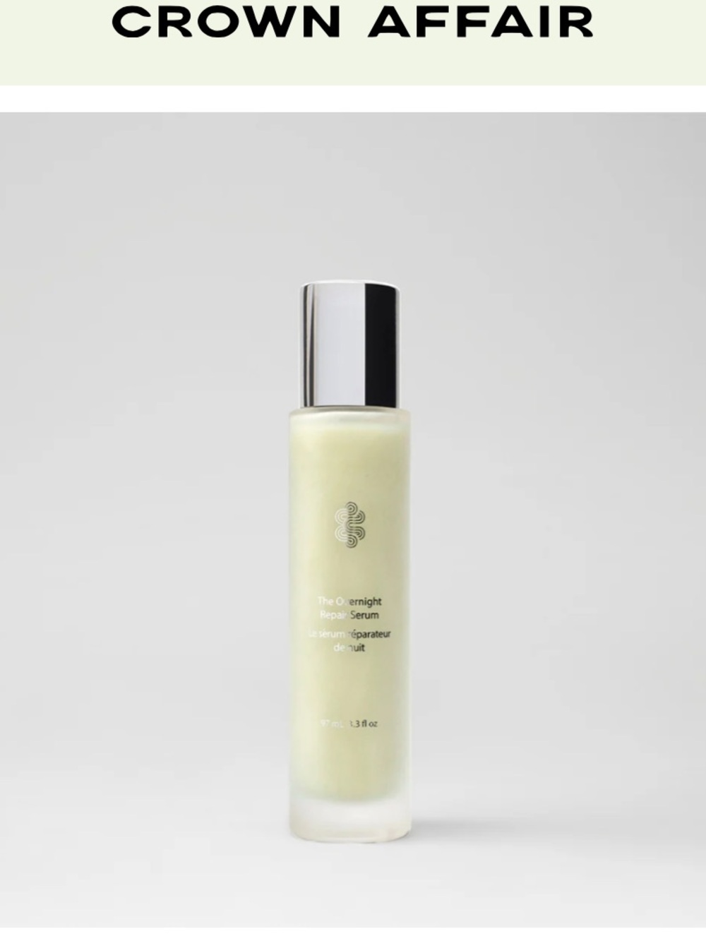 Crown Affair Overnight Repair Serum - Hydrating Hair & Scalp Treatment (